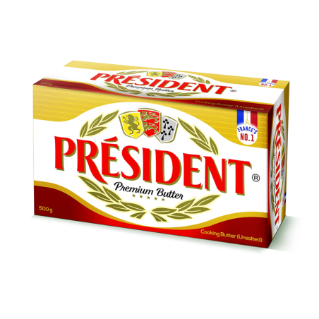 President  Unsalted Butter 500 gm
