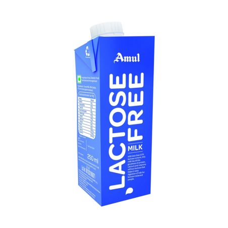 Amul  Lactose Free Milk 250 ml