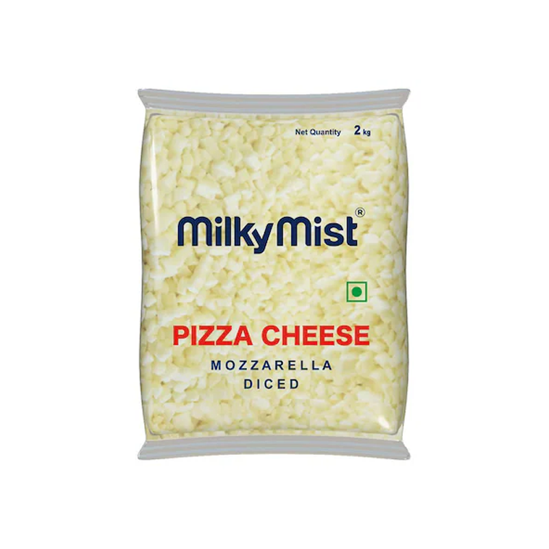 Milky Mist  Cheese Diced Mozzarella 2 kg Pack
