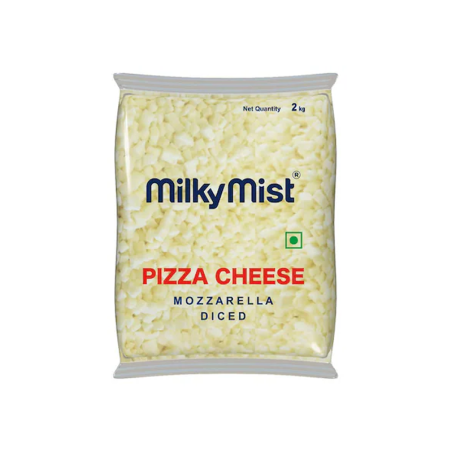Milky Mist  Cheese Diced Mozzarella 2 kg Pack