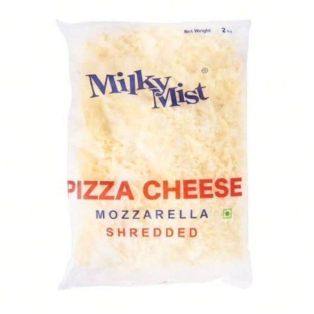 Milky Mist  Mozzarella Cheese (Shredded) 2 Kg Pack