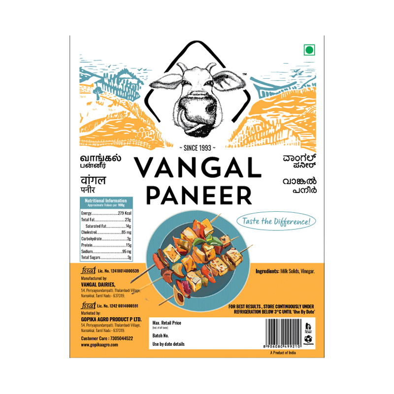 Vangal  Fresh Paneer