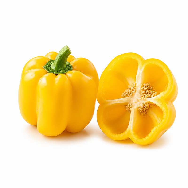 Yellow Capsicum 500 gm | High Quality Vegetable Supply | Delidel India