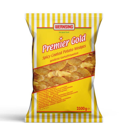 Potato Wedges PG Crinkle Cut Spicy coated 2.5kg