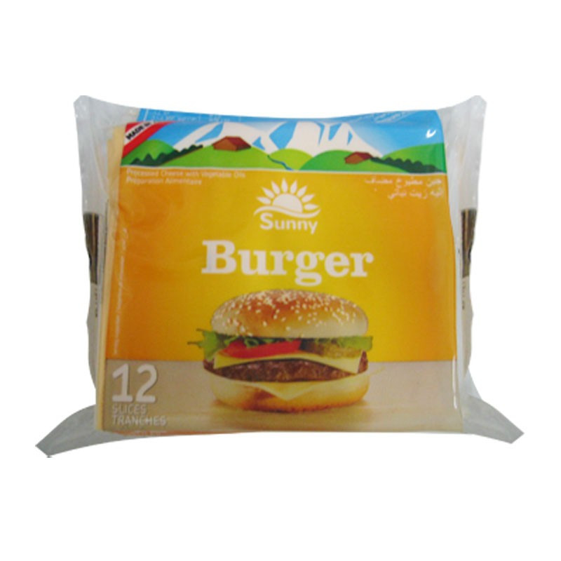 Slice Cheese Sunny Burger orange 12 slices