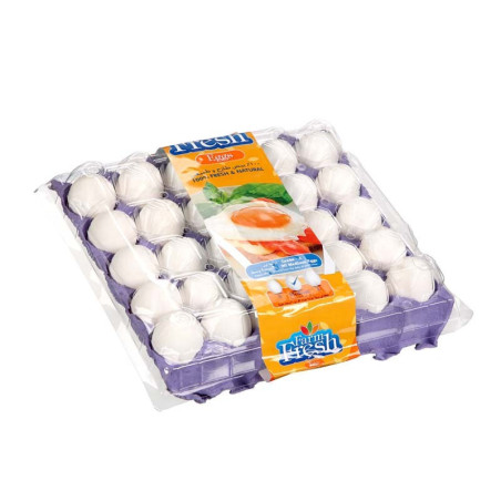 Egg Farm Fresh White Medium 30 PCs