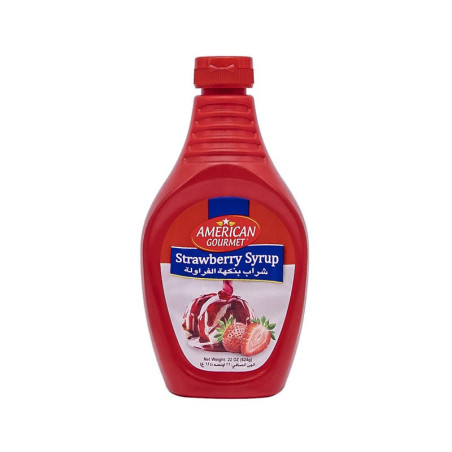 Strawberry Syrup American Gourmet 624gm
