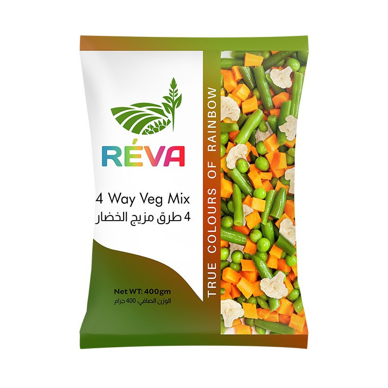 Frozen Mixed Vegetables Reva 4 way Mix 400gms